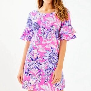 💗NWT Lilly Pulitzer Lula Dress Sun Drenched
